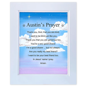 Best Friend - Double-mat 11x14 Personalized Prayer Print