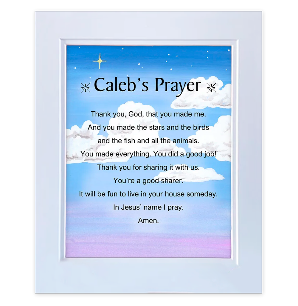 Everything - Double-mat 11x14 Personalized Prayer Print