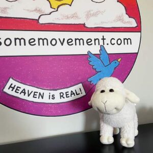 12-inch Standing White Comfort Lamb