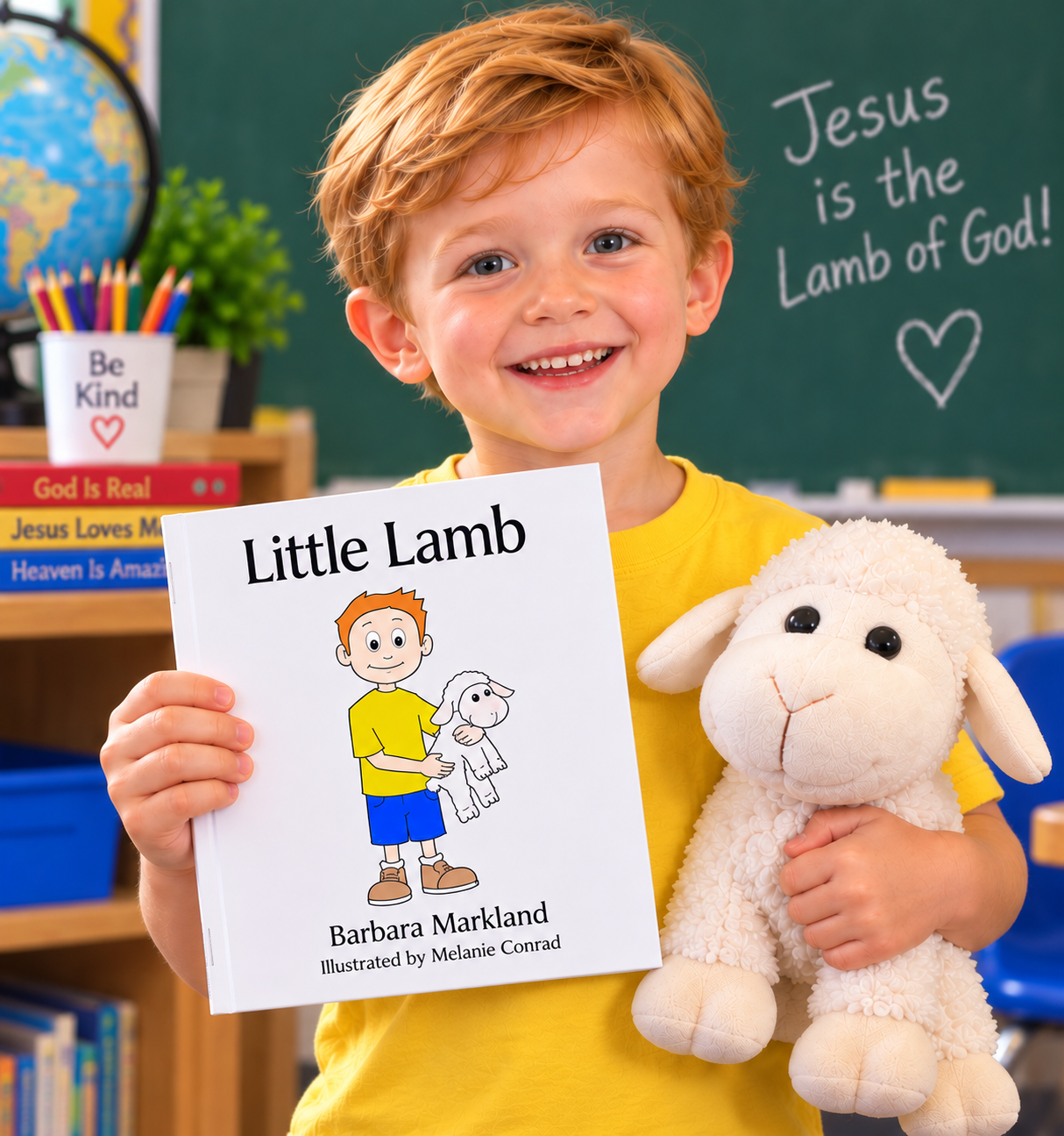 Easter Special –– 12" Lamb and Little Lamb Book