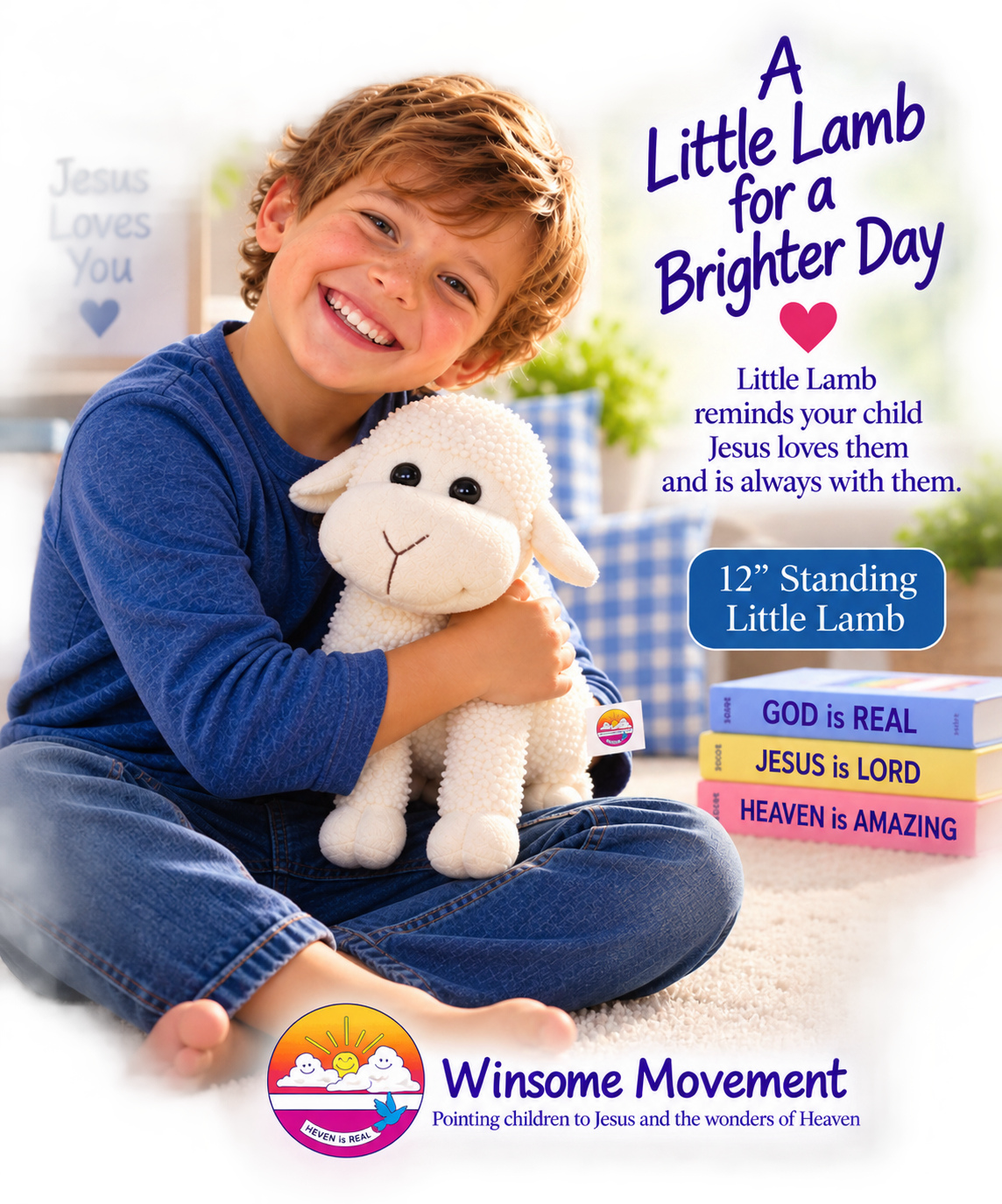 12-inch Standing Lamb